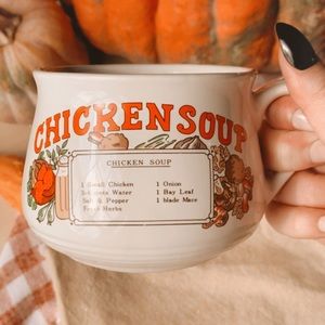 Vintage Chicken Soup Recipe Mug